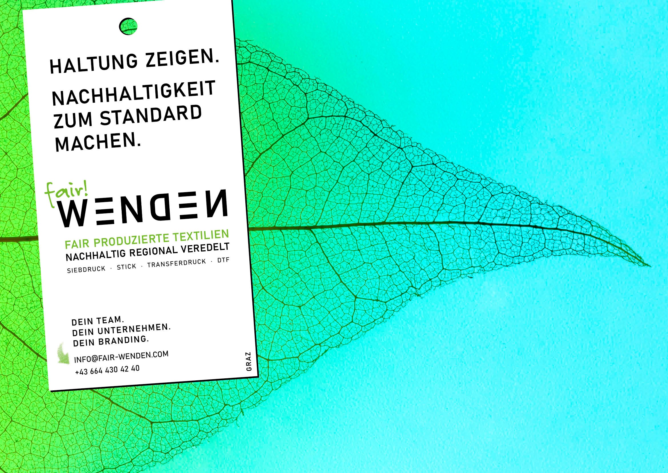 Fair-Wenden - Nachhaltige Textilproduktion und Veredelung aus der Steiermark